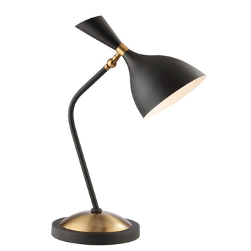 Albert 21.5" Iron Retro Mid Century LED Table Lamp - JONATHAN Y
